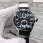 Replica Ulysse Nardin Marine Diver Watch Stainless Steel Black Dial 42MM